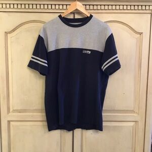 Chaps Men’s Navy and Gray Shirt Size L